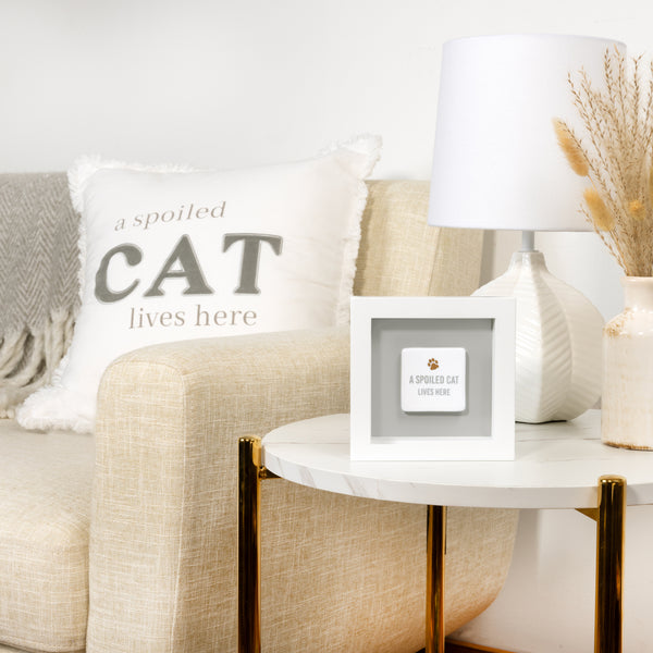 Pavilion Gift Company A Spoiled Cat 4.75" Plaque