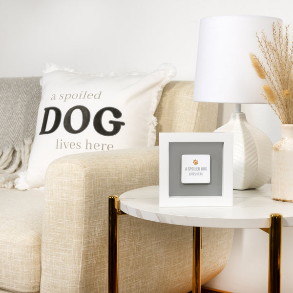 Pavilion Gift Company A Spoiled Dog 4.75" Plaque