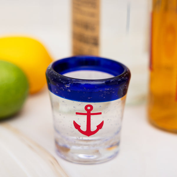 Pavilion Gift Company Anchor Bubble Shot Glass