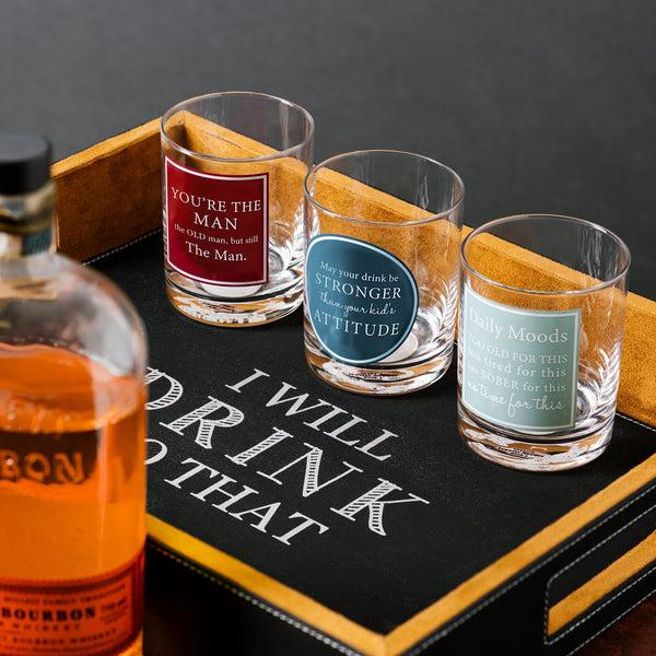 Pavilion Gift Company Attitude 13 Oz Rocks Glass