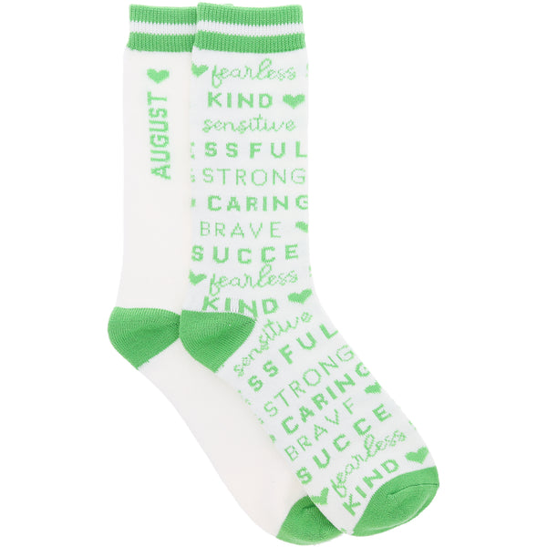 pavilion gift company August M/L Unisex Crew Sock