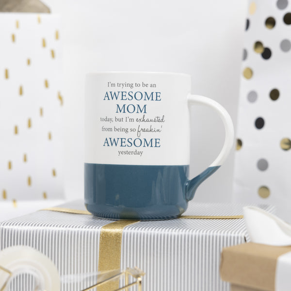 Pavilion Gift Company Awesome Mom 18 Oz Mug