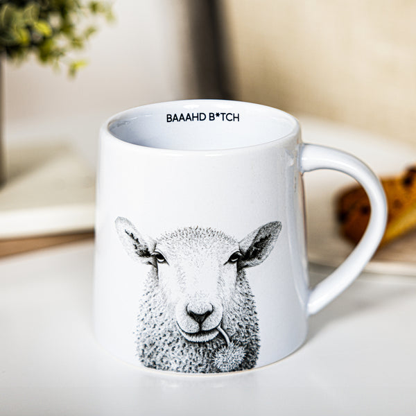 Pavilion Gift Company Baaahd B*tch 17 Oz Mug