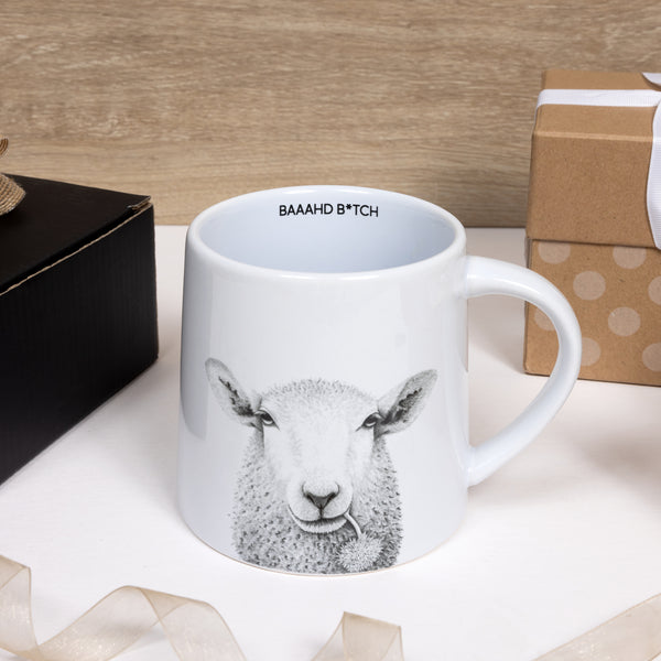Pavilion Gift Company Baaahd B*tch 17 Oz Mug