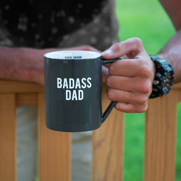 Pavilion Gift Company Badass Dad 18 Oz Mug