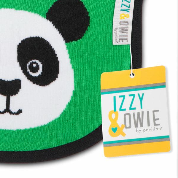 Pavilion Gift Company Bamboo Green Panda Baby Bib