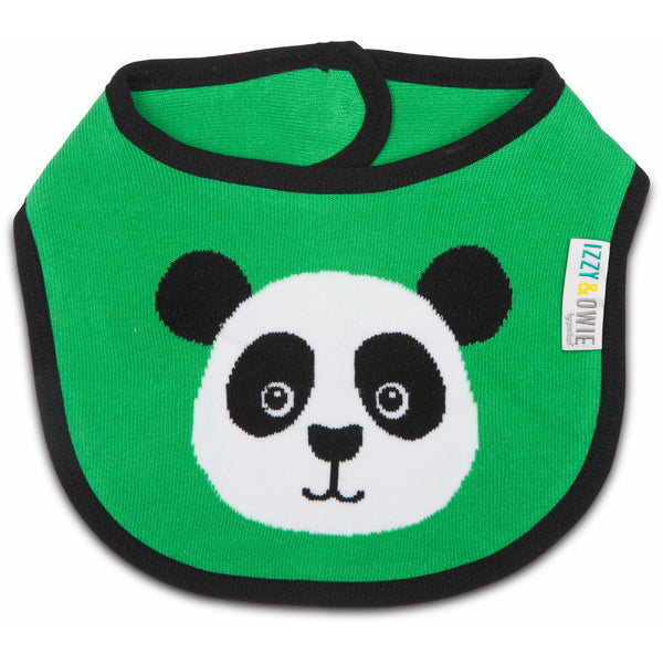 pavilion gift company Bamboo Green Panda Baby Bib