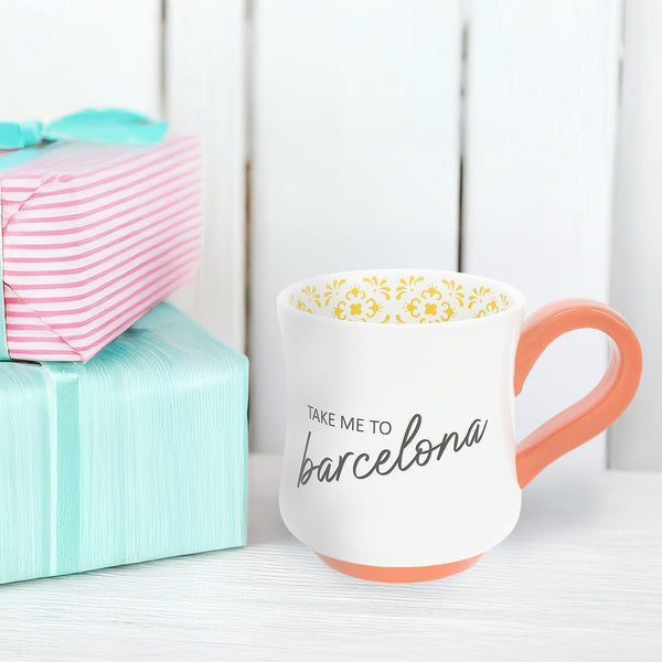 Pavilion Gift Company Barcelona 16 Oz Mug