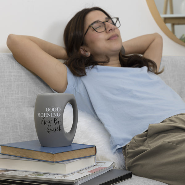 Pavilion Gift Company Be Quiet 16 Oz Cup