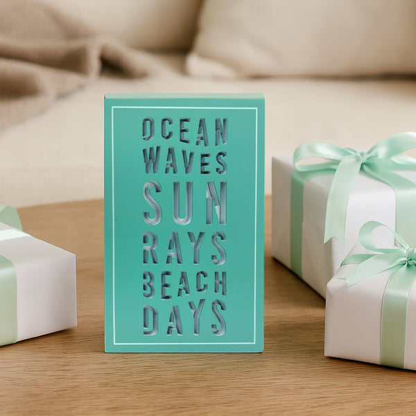 Pavilion Gift Company Beach Days 4" X 6" MDF Plaque
