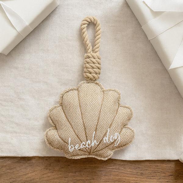 Pavilion Gift Company Beach Dog 11" Dog Toy On Rope