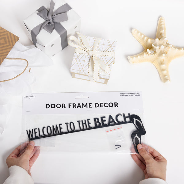 Pavilion Gift Company Beach Metal Door Topper