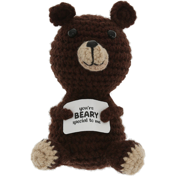 pavilion gift company Bear Crocheted Mini