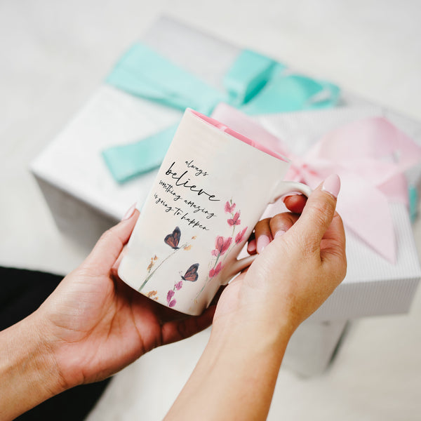 Pavilion Gift Company Believe 17 Oz Cup