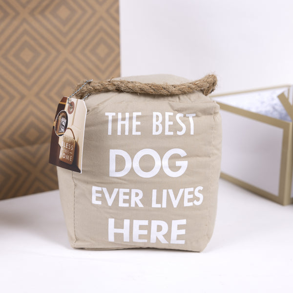 Pavilion Gift Company Best Dog 5" X 6" Door Stopper