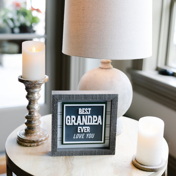 Pavilion Gift Company Best Grandpa 8" Plaque