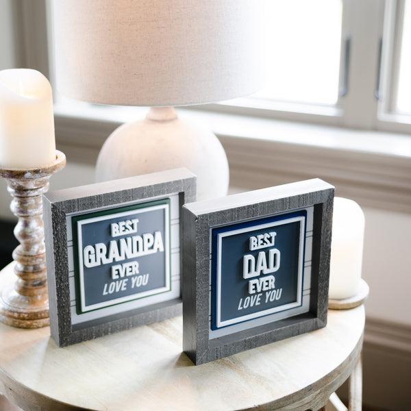 Pavilion Gift Company Best Grandpa 8" Plaque