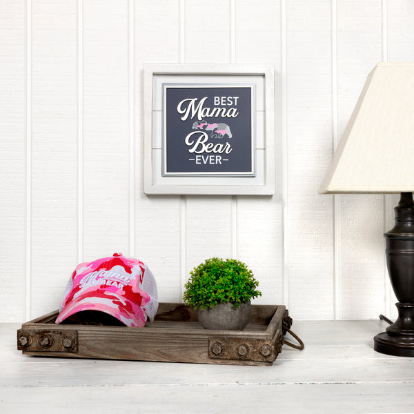 Pavilion Gift Company Best Mama Bear 10" MDF Plaque
