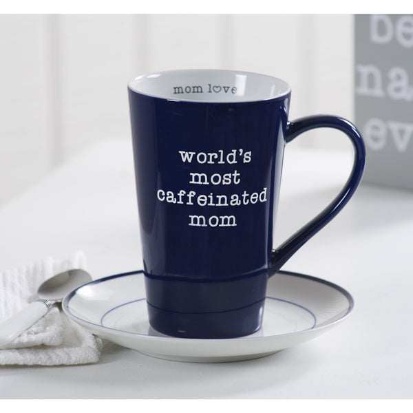 Pavilion Gift Company Best Mom 18 Oz Latte Cup