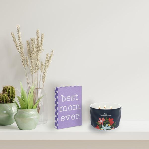 Pavilion Gift Company Best Mom 6" X 4" Plaque