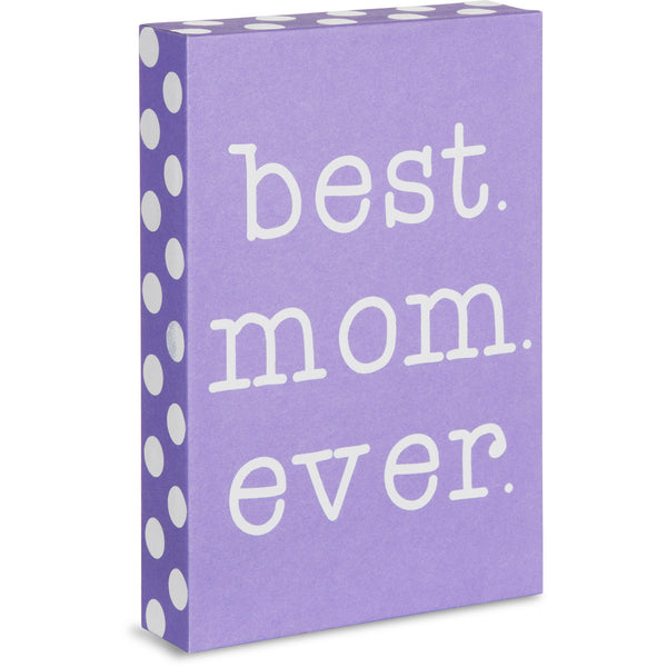 pavilion gift company Best Mom 6" x 4" Plaque