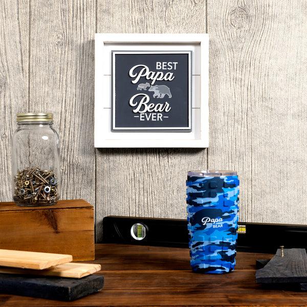 Pavilion Gift Company Best Papa Bear 10" MDF Plaque