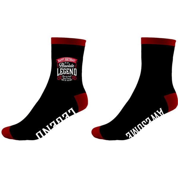 pavilion gift company Birthday Bamboo Crew Socks