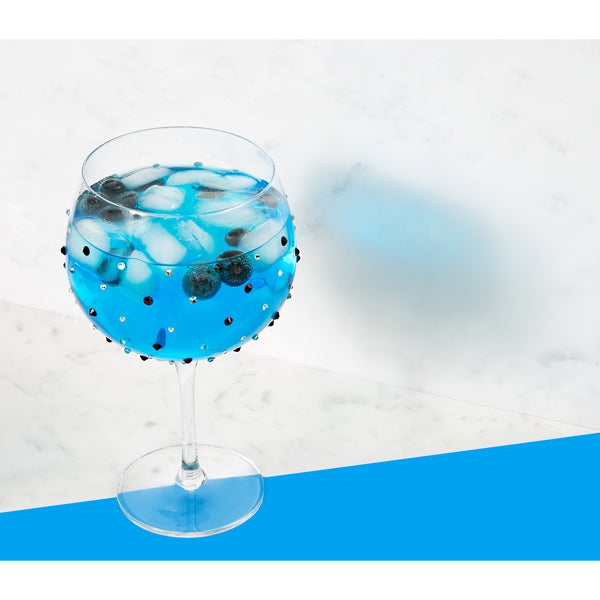 Pavilion Gift Company Blue 24 Oz Gemstone Glass