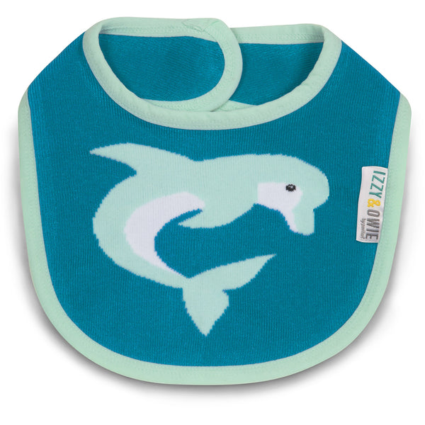 pavilion gift company Blue Dolphin Baby Bib