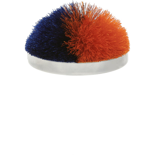 pavilion gift company Blue & Orange 2.75" Pom Pom Lid