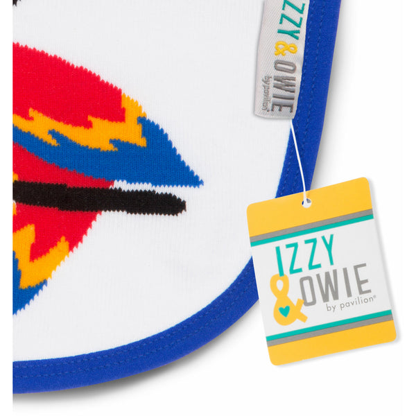 Pavilion Gift Company Blue Pirate Parrot Baby Bib