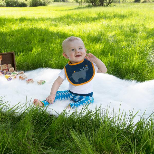 Pavilion Gift Company Blue Rhino Baby Bib