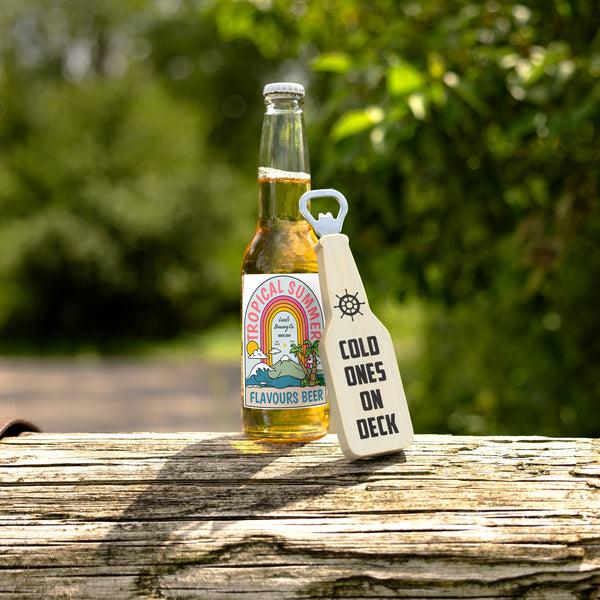 Pavilion Gift Company Boat 7" Bottle Opener Magnet