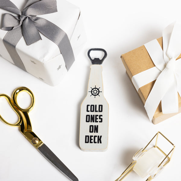 Pavilion Gift Company Boat 7" Bottle Opener Magnet
