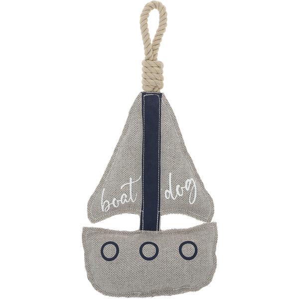 pavilion gift company Boat Dog 15" Dog Toy on Rope