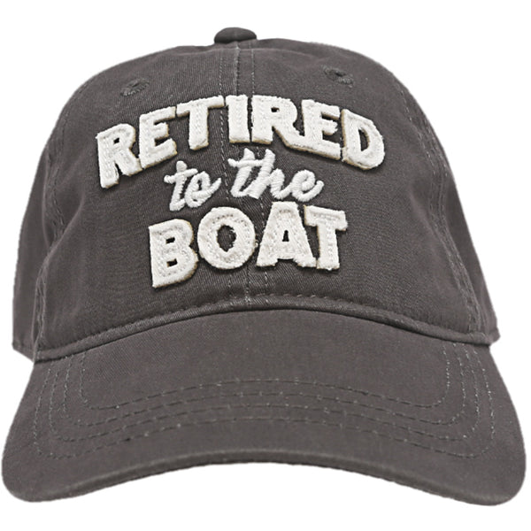 pavilion gift company Boat Gray Adjustable Hat