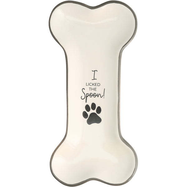 pavilion gift company Bone 4" x 8.5" Spoon Rest