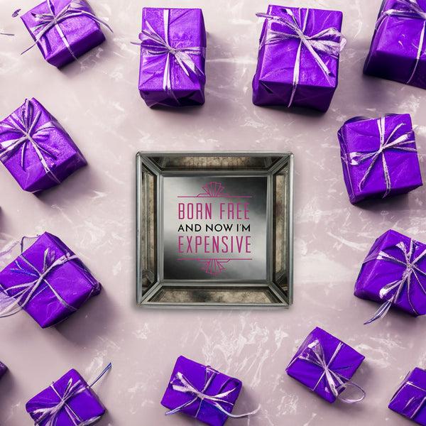 Pavilion Gift Company Born Free 4" Mirrored Tray