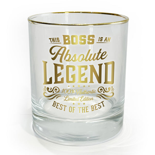 Pavilion Gift Company Boss 8 Oz Rocks Glass