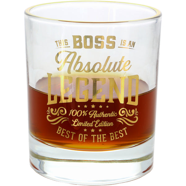 pavilion gift company Boss 8 oz Rocks Glass