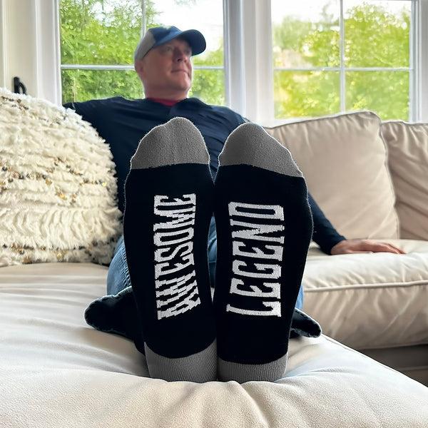Pavilion Gift Company Boss Bamboo Crew Socks