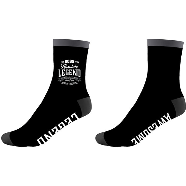 pavilion gift company Boss Bamboo Crew Socks