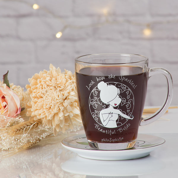 Pavilion Gift Company Bride 12.5 Oz Glass Cup