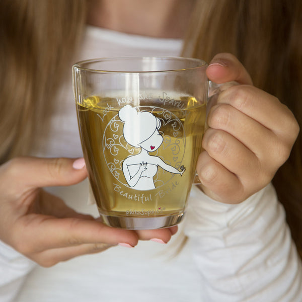 Pavilion Gift Company Bride 12.5 Oz Glass Cup