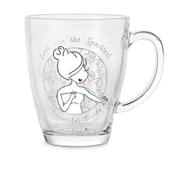 Pavilion Gift Company Bride 12.5 Oz Glass Cup