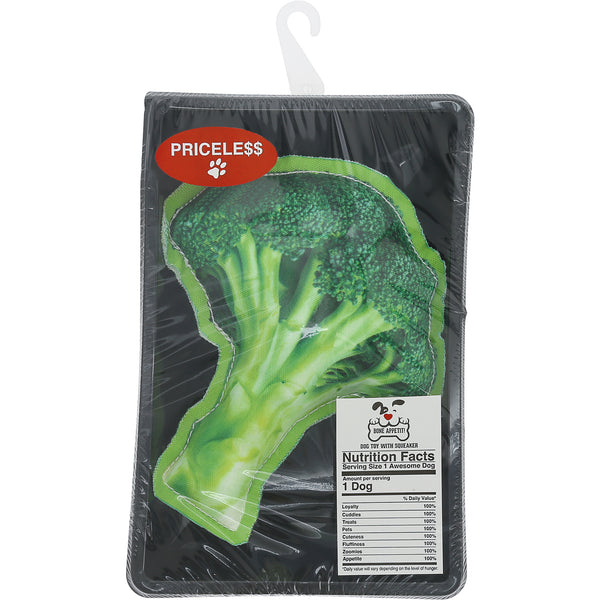 pavilion gift company Broccoli 6.25" Canvas Dog