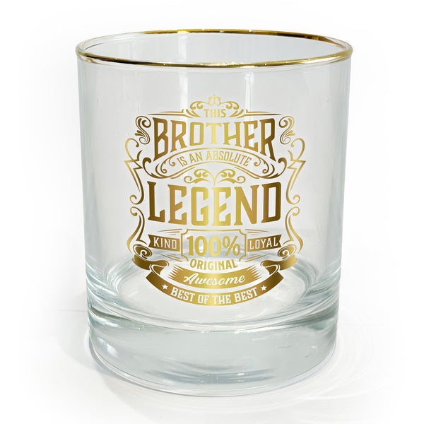 Pavilion Gift Company Brother 8 Oz Rocks Glass