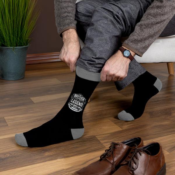 Pavilion Gift Company Brother Bamboo Crew Socks