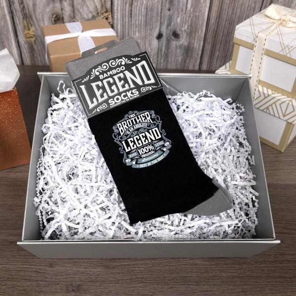 Pavilion Gift Company Brother Bamboo Crew Socks