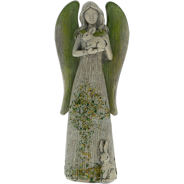 pavilion gift company Bunny 4.5" Angel with Bunnies